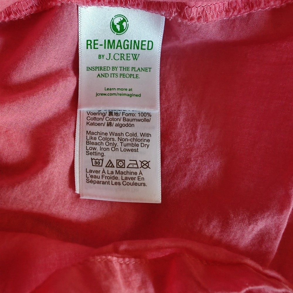 J. Crew Factory Coral Pink Mini Dress - Picture 15 of 16